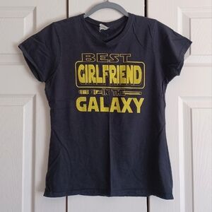 3 For $15 / Women's Best Girlfriend In The Galaxy Star Wars Graphic T-shirt